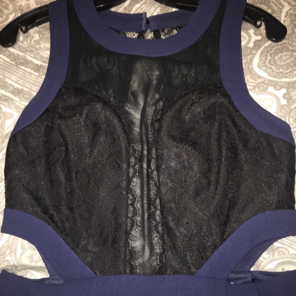 Bcbg Lace cut out dress